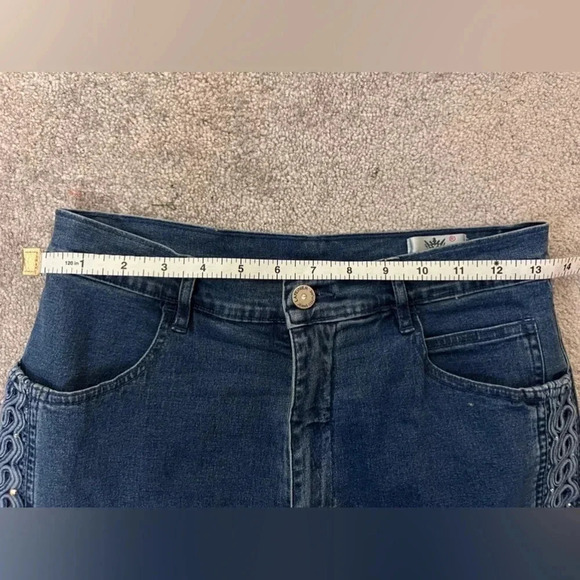 Vintage | Lafei Nier | Embellished Western Denim 2 Piece Set | Size  M [83] - Picture 12 of 13